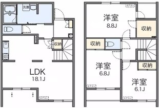 レオネクストガルテン南が丘の物件間取画像